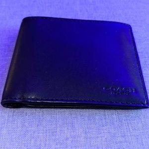 Men’s Coach Bifold: Black